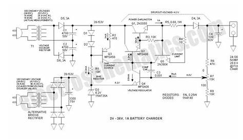 electric bike battery charger circuit diagram
