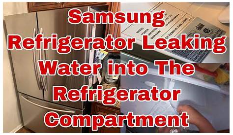 How to Fix #Samsung Refrigerator Water Accumulating inside Refrigerator