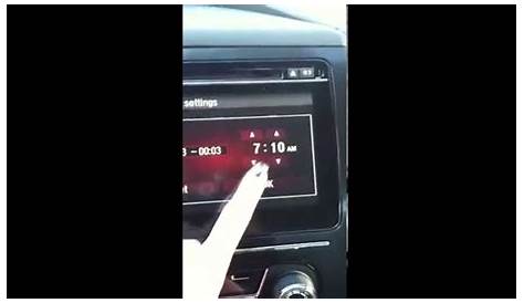 2015 Honda Civic EX EXL Change Clock Reset Clock - YouTube