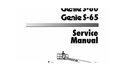 genie model 3053 owners manual