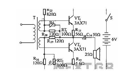 OTL amplifier circuit diagram | Electronic schematics, Vacuum tube