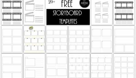 story board template pdf