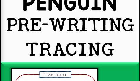 penguin tracing worksheets