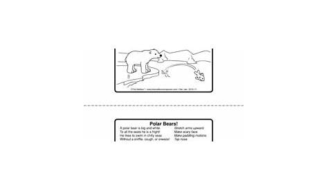 preschool polar bear worksheets