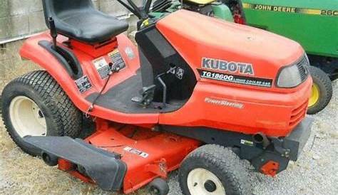 KUBOTA TG1860 TG1860G Lawn & Garden Tractor Shop Service Repair Manual