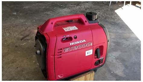 Honda EU 2000i generator starts but dies. - YouTube