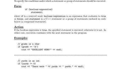 if then statements worksheets
