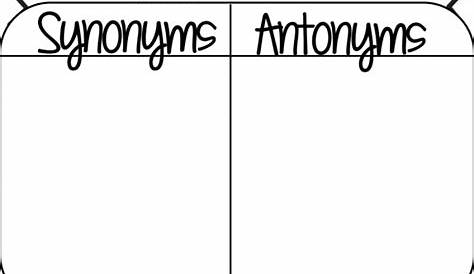 Practice Test: Synonyms And Antonyms Worksheets | 99Worksheets