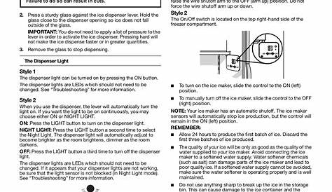 PDF manual for Whirlpool Refrigerator ED2GVEXVD