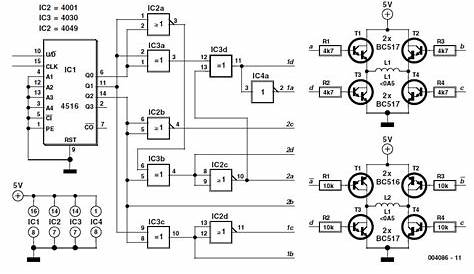 bipolar stepper motor controller circuit diagram