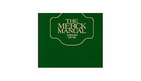 The Merck Manual of Diagnosis and Therapy | Oxfam GB | Oxfam’s Online Shop