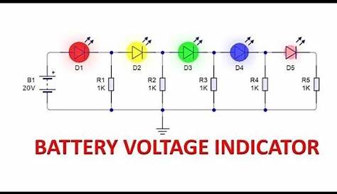 Battery voltage level indicator | Full Explain | How battery level