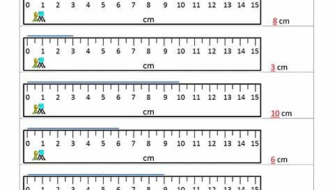 How To Use A Ruler Worksheets