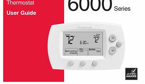 Honeywell 6000 Thermostat Manual