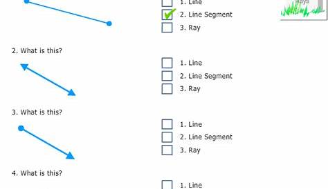 point line line segment ray angle worksheet