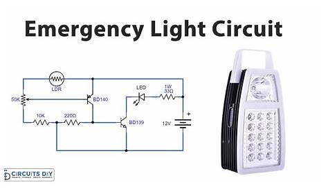 12v Led Emergency Light Circuit Diagram | Shelly Lighting