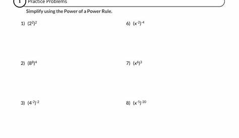 The Secret to Using the Power of a Power Rule for Exponents - Mathcation
