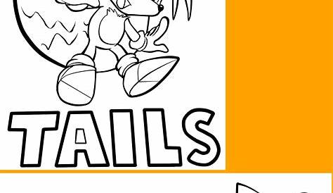 tails coloring pages printable