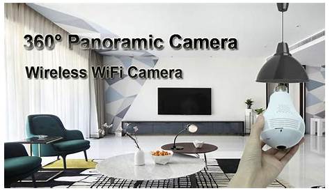Wifi 360° Panoramic Light Bulb Camera Setting - YouTube