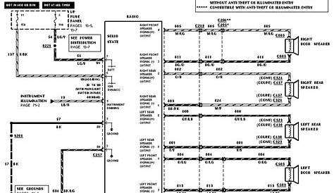 1995 mustang stereo wiring diagram