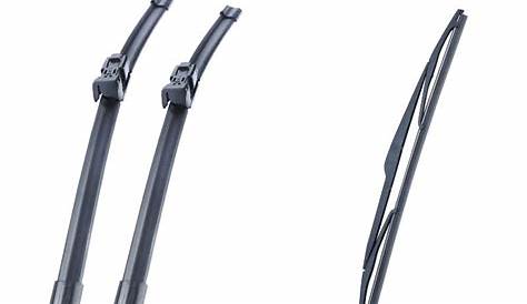 ford focus 2014 windshield wipers size