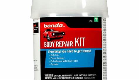 auto body bondo kit