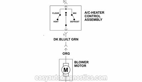 blower motor circuit diagram