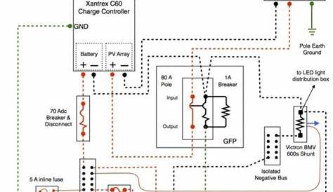 off grid solar circuit diagram