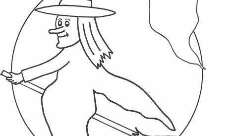 witch printable coloring pages