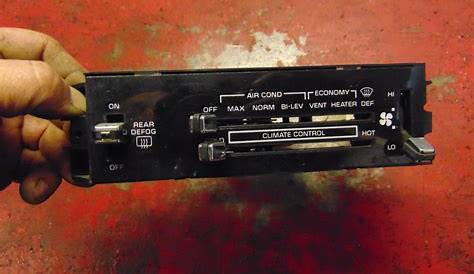 86 87 88 89 Buick Lesabre T-type heater temperatre climate control