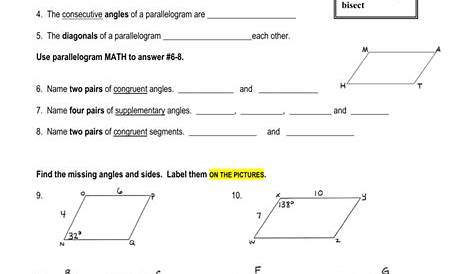 geometry 2.5 worksheet answers
