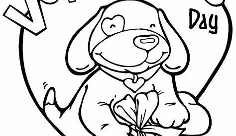 Valentines Day Kids Coloring Pages - Coloring Home