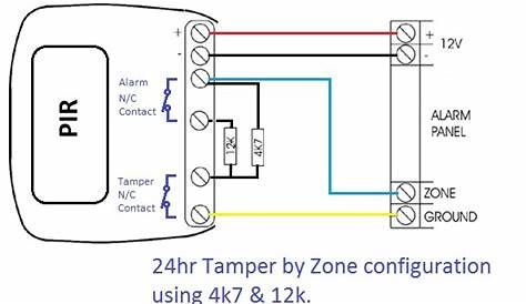 wiring 2 pir sensors diagram