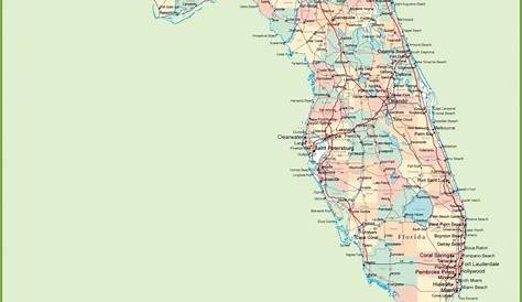 florida map free printable