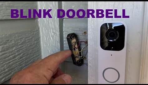 wiring a blink doorbell camera