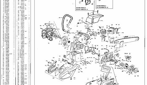 McCulloch Promac 51 55 60 Chainsaw Service Parts List