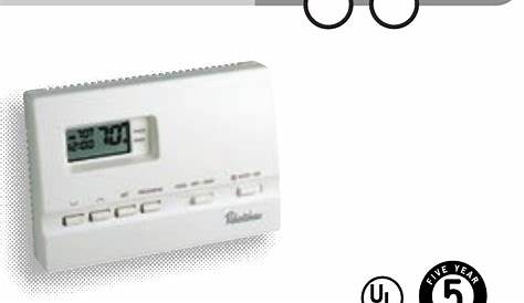 Robert Shaw Thermostat 9600 Manual