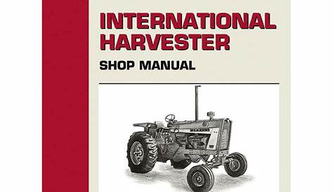 International Harvester Service Manual 104 pages. Does not include