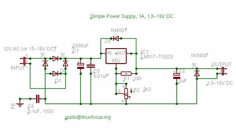 LinuxFocus.org: simple DC power supply for your Lab.