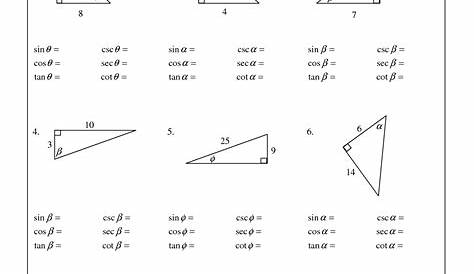 Trig Worksheet. Worksheets. Tutsstar Thousands of Printable Activities