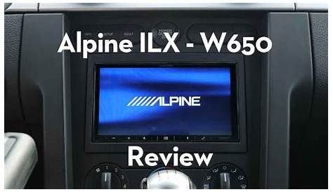 alpine ilx w650 troubleshooting