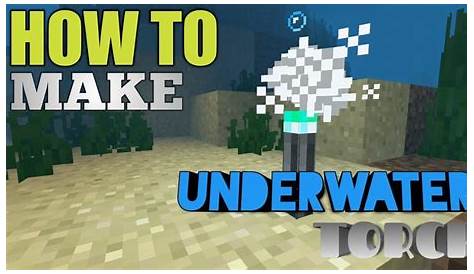 how to make underwater torch in minecraft