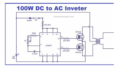 simple inverter circuit diagram