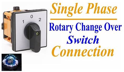 Rotary Switch Connection in Hindi/Urdu | Rotary Changeover Switch