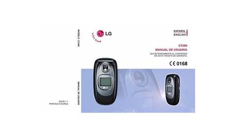 LG C3380 USER MANUAL Pdf Download | ManualsLib