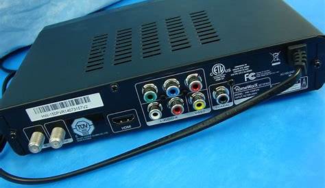 HomeWorx HW-150PVR ATSC Digital TV Converter Box Video Player & TV
