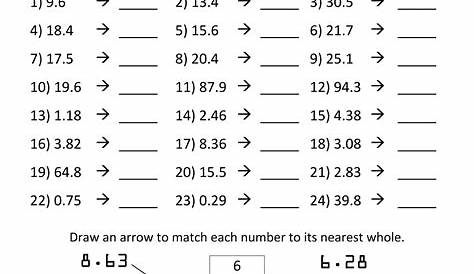 rounding number worksheets