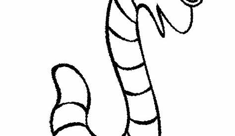 printable worm coloring pages