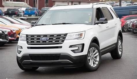 2016 Oxford White Ford Explorer XLT #110472949 | GTCarLot.com - Car