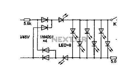how to draw an led in a circuit diagram